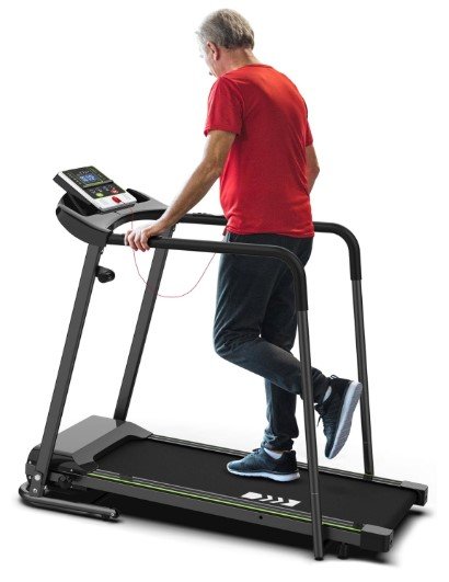 Redliro Walking Treadmill with Long Handrail