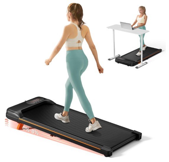 Abonow Under Desk Treadmill with Incline