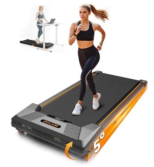 BestGod 330lbs Capacity Walking Pad Treadmill