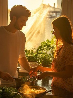 Cooking Healthy Meals Together