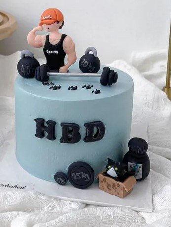 Muscle Man Cake