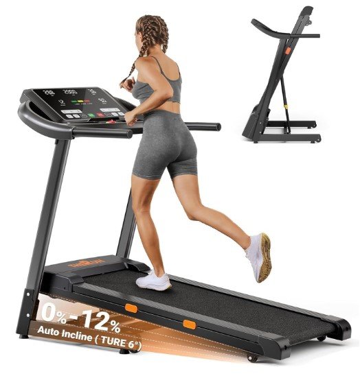 THERUN Incline Treadmill for Running & Walking