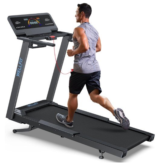 WELLFIT Auto Incline Running Area Treadmill