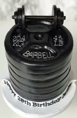 Weight Plate Cake