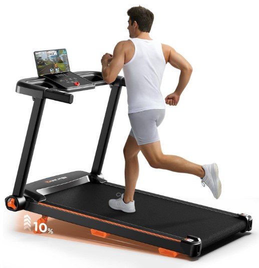 Yuejiqi Portable Running Treadmill for Home
