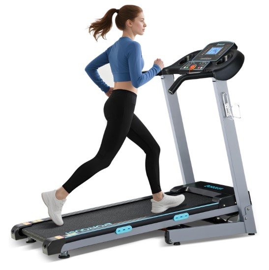 BORGUSI Folding Electric Treadmill with Incline