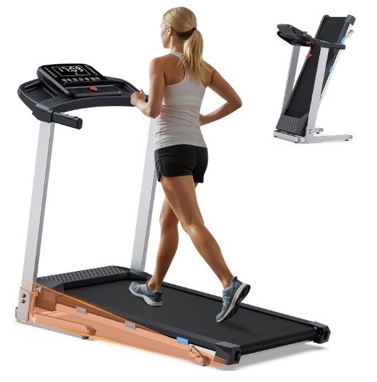 Cardirun 350 lbs Weight Capacity Folding Treadmill