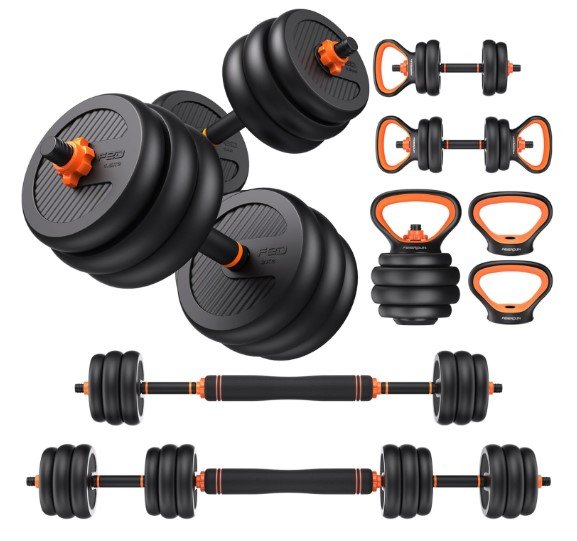 FEIERDUN Adjustable Dumbbells for Beginners