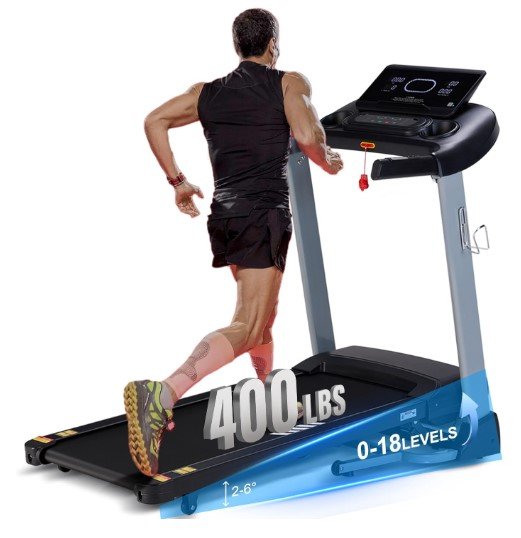 HUAGEED Heavy Duty 400LBS Capacity Treadmill