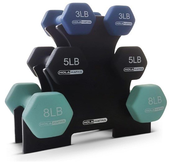 HolaHatha Ideal Dumbbells for Beginners