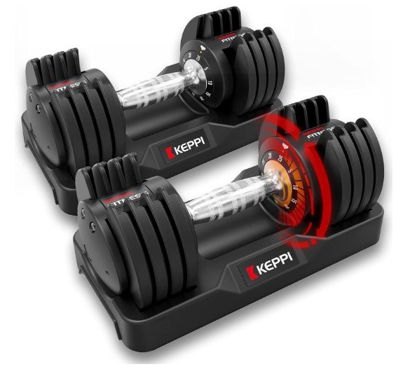 Keppi Adjustable Dumbbells Set for Home