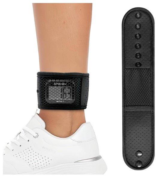 NESKLA Soft Adjustment Pedometer Ankle Band