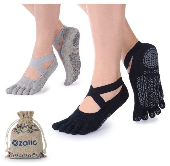 Ozaiic Yoga Socks for Treadmill Walking