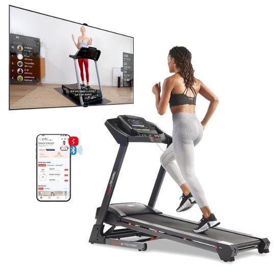 Sunny Health & Fitness Premium Smart Treadmill