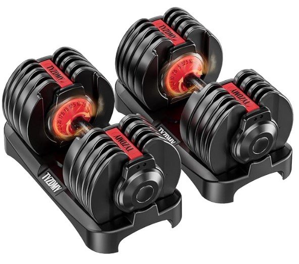 TYZDMY Adjustable Dumbbells Set of 2
