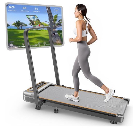 Trisomy Foldable Treadmill with 8% Incline