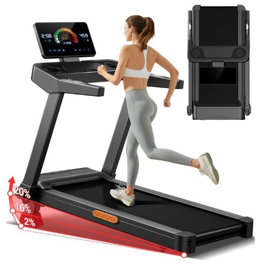 UMAY Incline Treadmill for 400 lbs Capacity