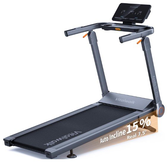 VITALWALK Commercial Treadmill with Auto Incline
