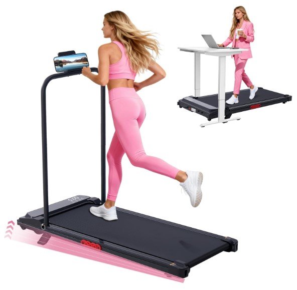 Wildroot Portable Small Treadmill with Handle