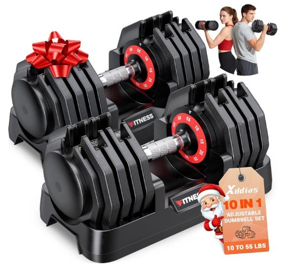 XDDIAS Adjustable Dumbbell Set of 2
