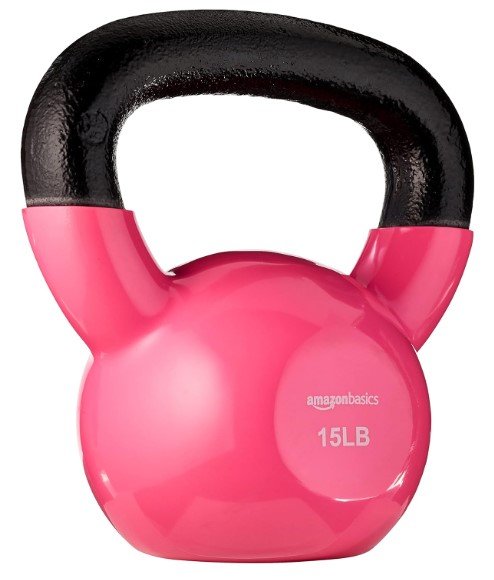 Amazon Basics Vinyl Kettlebell