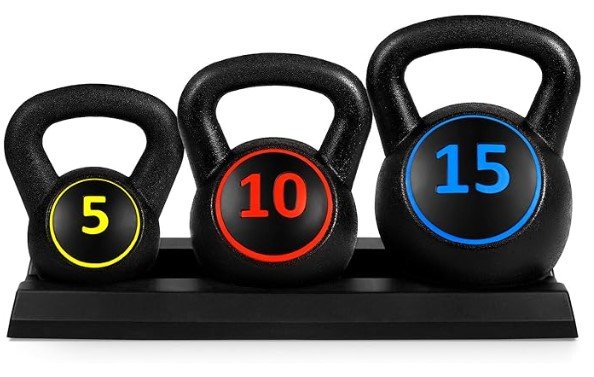 Best Choice Products Kettlebell Set with Rack