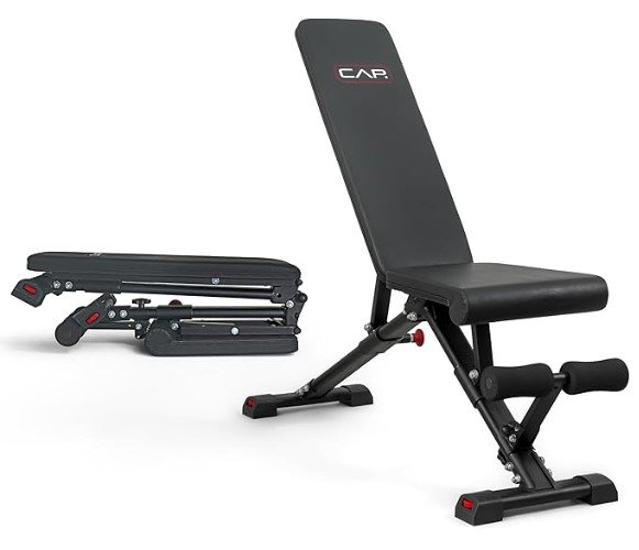 CAP Barbell Adjustable & Foldable Weight Bench