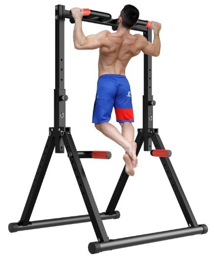 DOBESTS Power Tower Pull Up Bar Free Standing