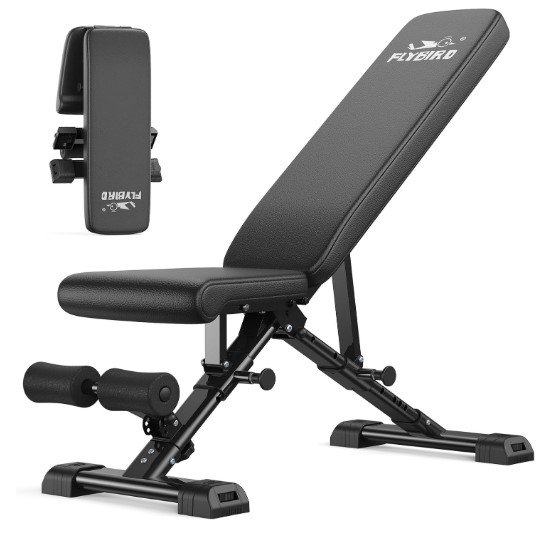 FLYBIRD Compact Size Adjustable Weight Bench