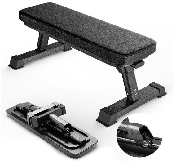 Finer Form Quality Foldable Hip Thrust Bench