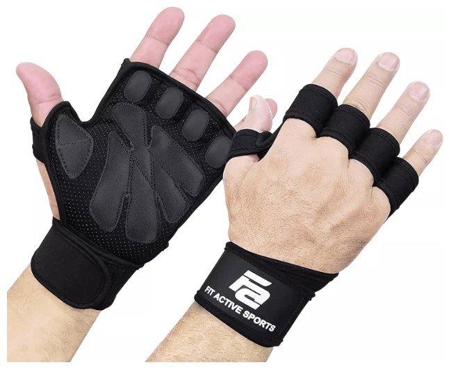 Fit Active Sports New Ventilated Workout Gloves