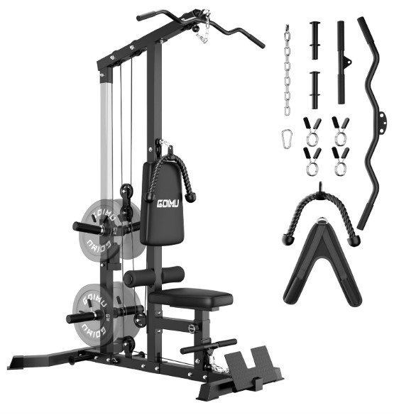 Goimu LAT Row Cable Machine with AB Crunch