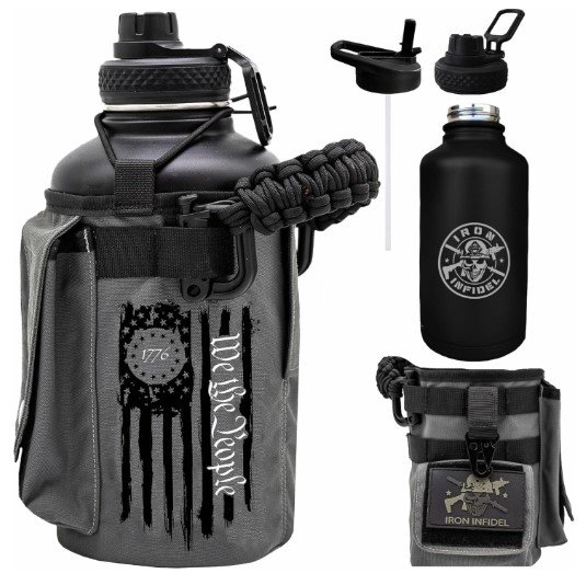 Iron Infidel Gym Water Bottle for Men