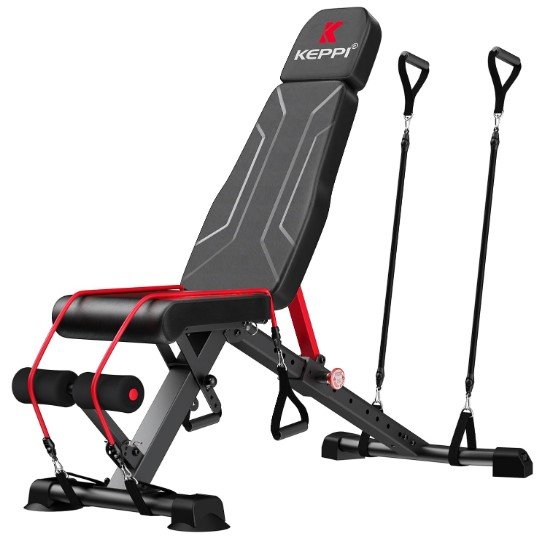 Keppi Incline Decline Bench with Fast Folding