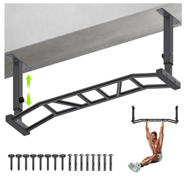 Kipika 48" Ceiling Mounted Pull Up Bar