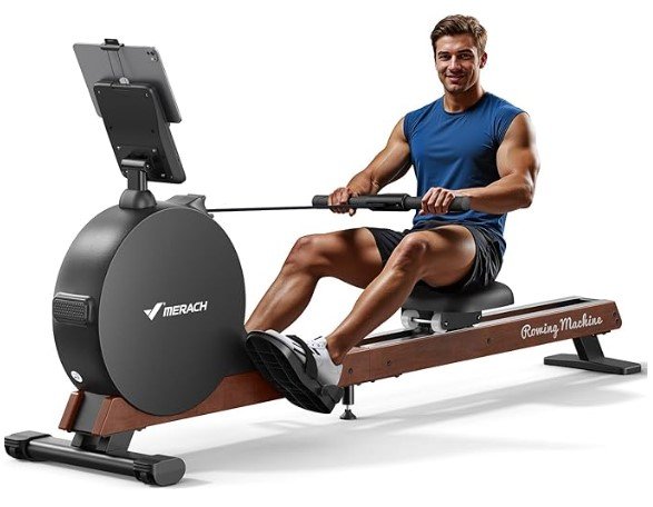 MERACH 400 LBS MAX Load Pro-Grade Rowing Machine