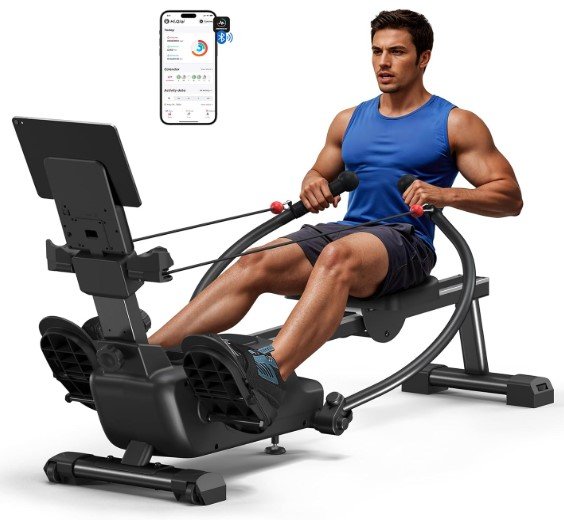 MERACH Sculls Magnetic Rowing Machine
