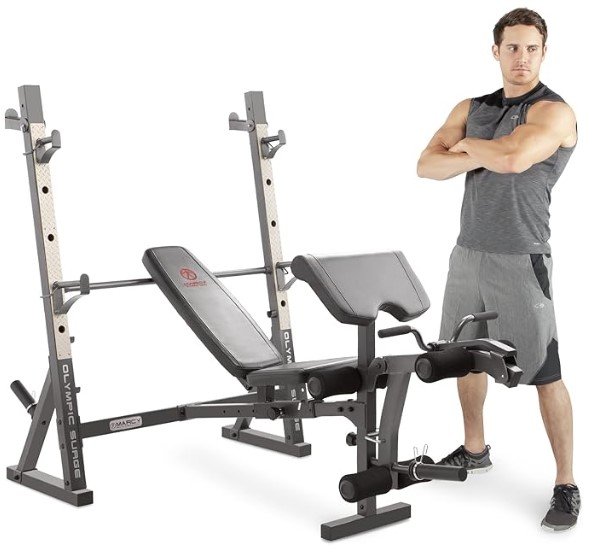 Marcy Olympic Workout Bench and Rack Combo