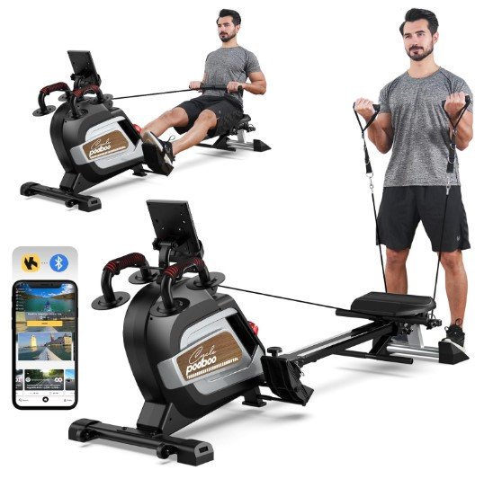 Pooboo Magnetic Rowing Machine