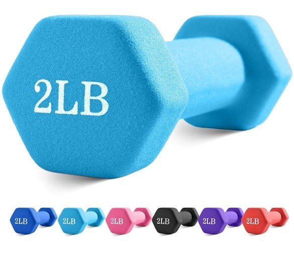 Portzon Dumbbells for Seniors Over 55 Old
