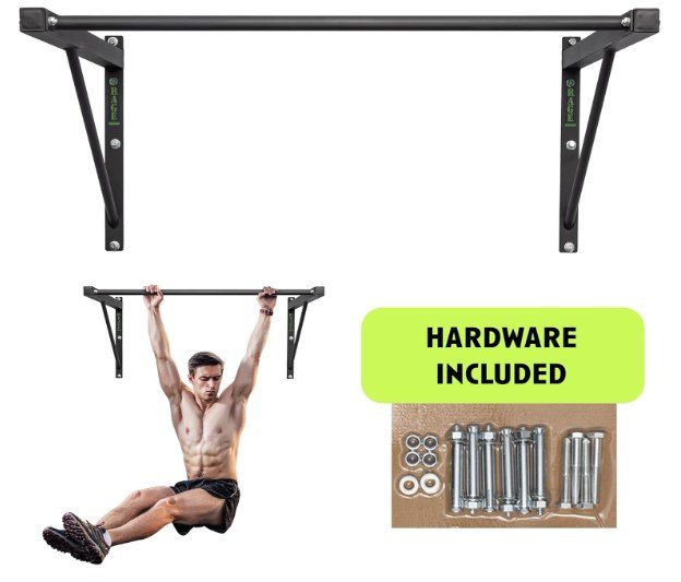 Rage Fitness Heavy-Duty Wall Mounted Pull Up Bar