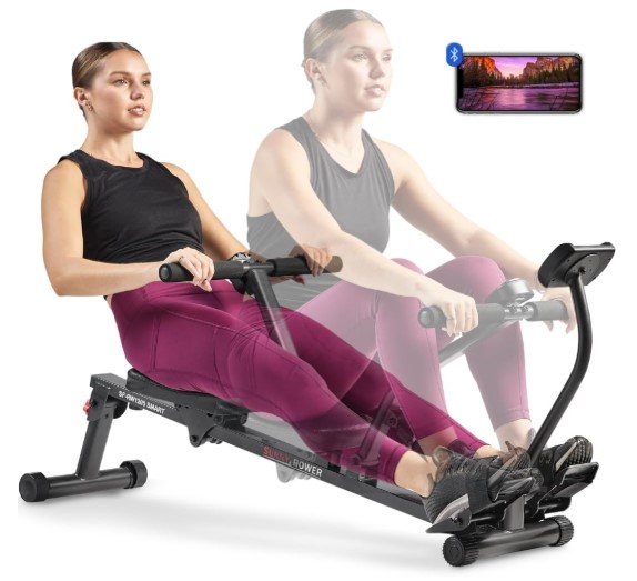 Sunny Health & Fitness Compact Rowing Machine
