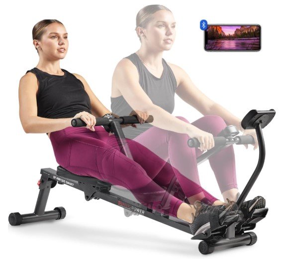 Sunny Health & Fitness Compact Rowing Machine