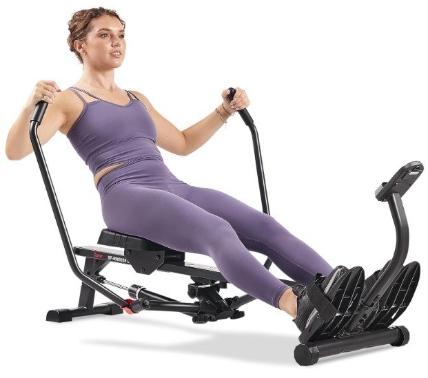Sunny Health & Fitness Full-Motion Rowing Machine