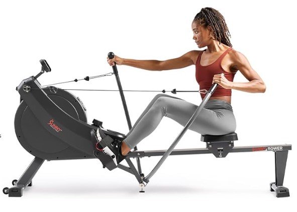 Sunny Health & Fitness Full-Motion Rowing Machine