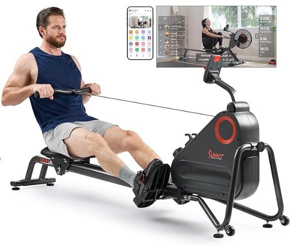 Sunny Health & Fitness Quiet & Smooth Rower