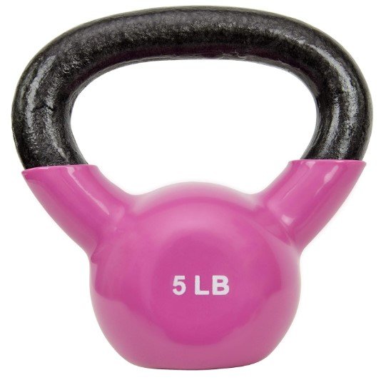 Sunny Health & Fitness Vinyl Coated Kettlebell