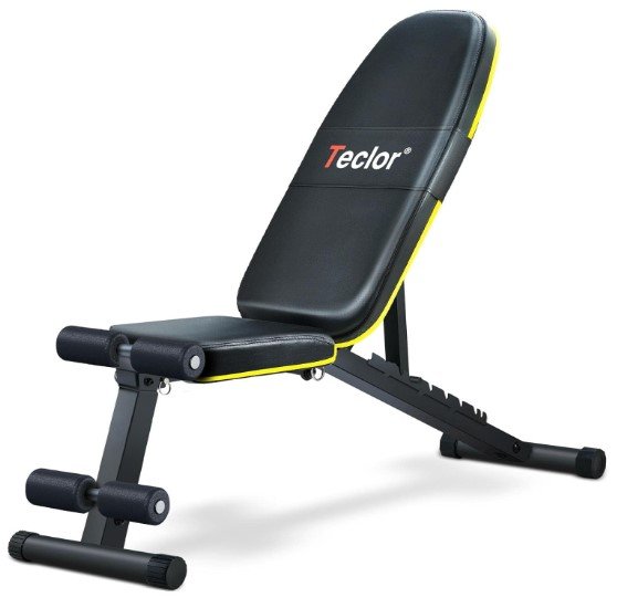 Teclor Adjustable Weight Bench for Home