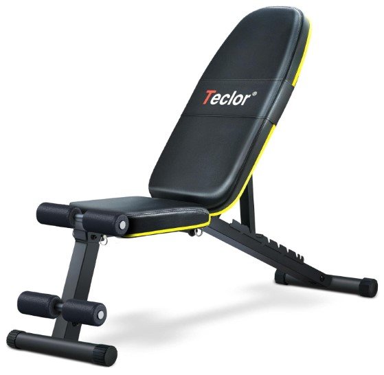 Teclor Foldable Workout Benches for Home Gym