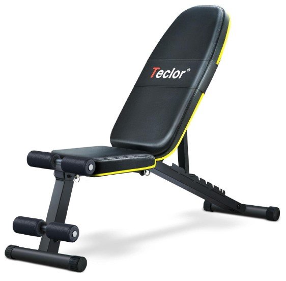 Teclor Foldable Workout Benches for Home Gym